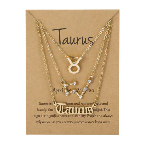 Load image into Gallery viewer, Zodiac Sign Pendant Necklace
