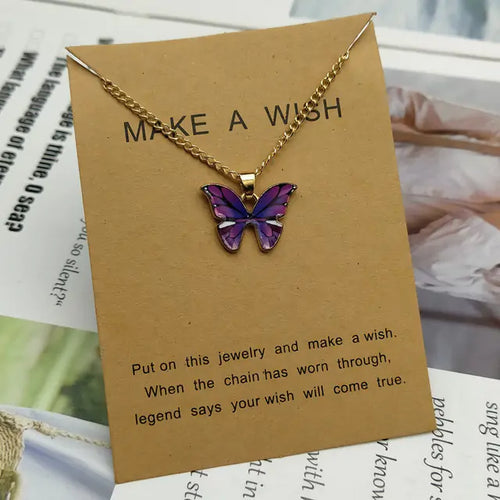 Load image into Gallery viewer, Butterfly Pendant Necklace
