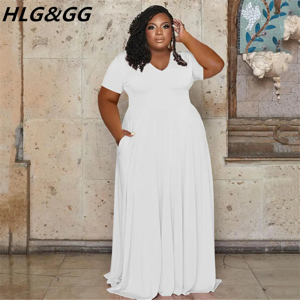 A-Line Long Plus Size Dress Surge Store A-Line Long Plus Size Dress Surge Store