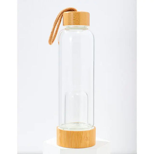 Load image into Gallery viewer, Crystal Glass Water Bottle
